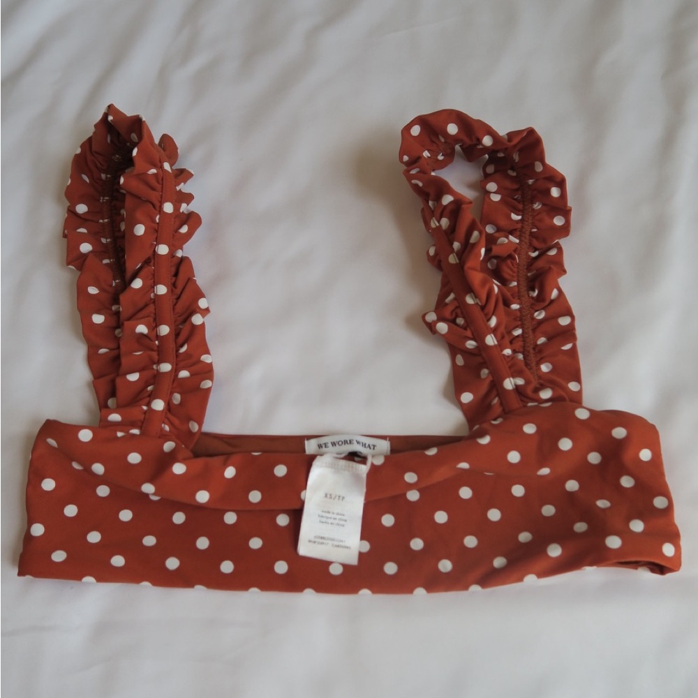 WeWoreWhat - Como Polka‎ Dot Swimsuit Top - Size XS - Picture 4 of 4